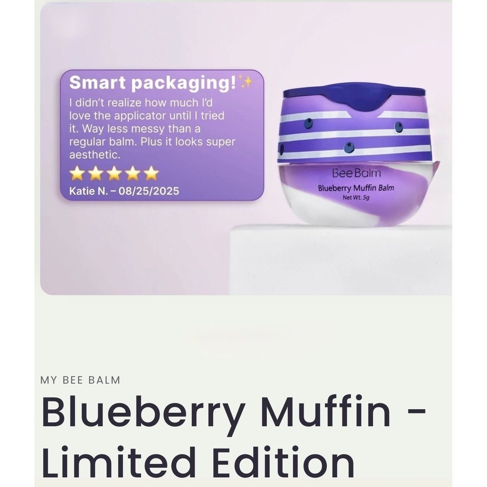 My Bee Balm - Blueberry Muffin - Limited Edition - Picture 5 of 6